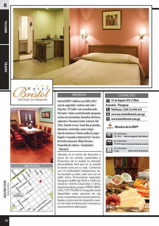 Hotel Bristol Ασουνσιόν Εξωτερικό φωτογραφία